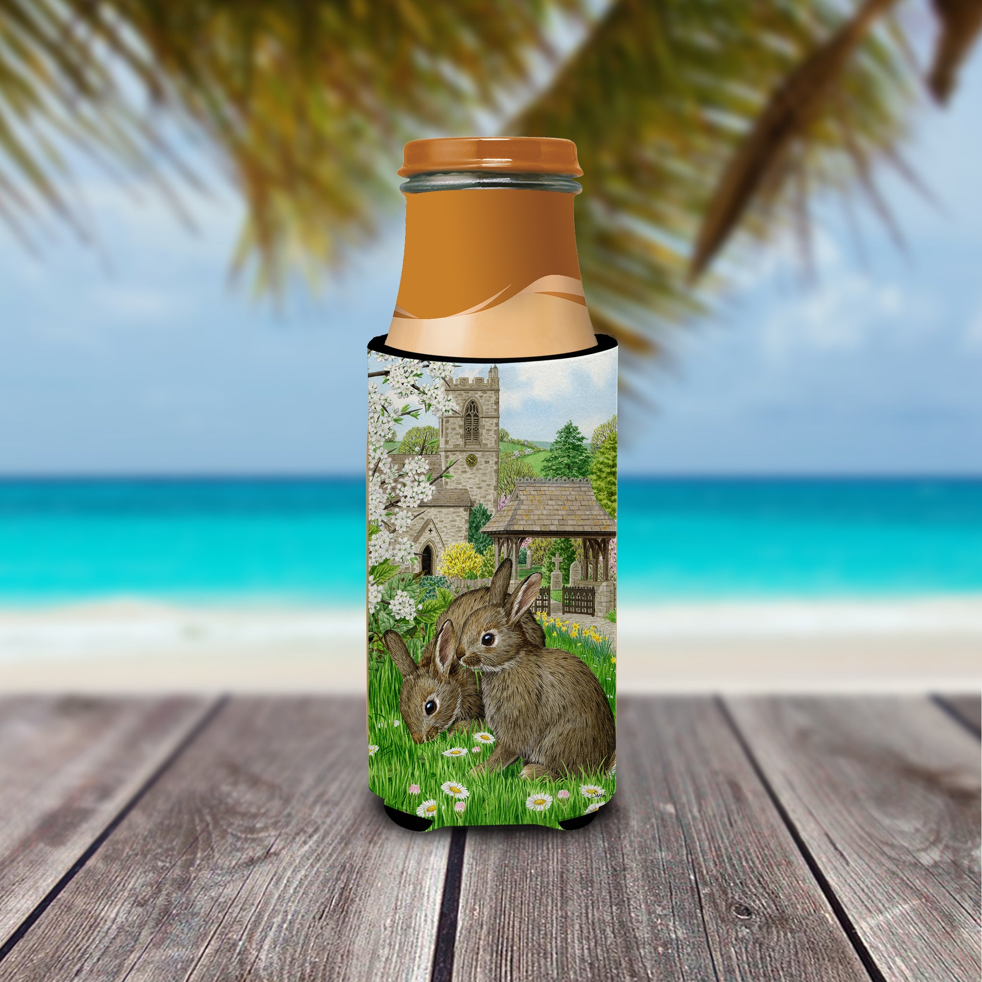 Leveret Bunny Rabbit Ultra Beverage Insulators for slim cans ASA2023MUK  the-store.com.