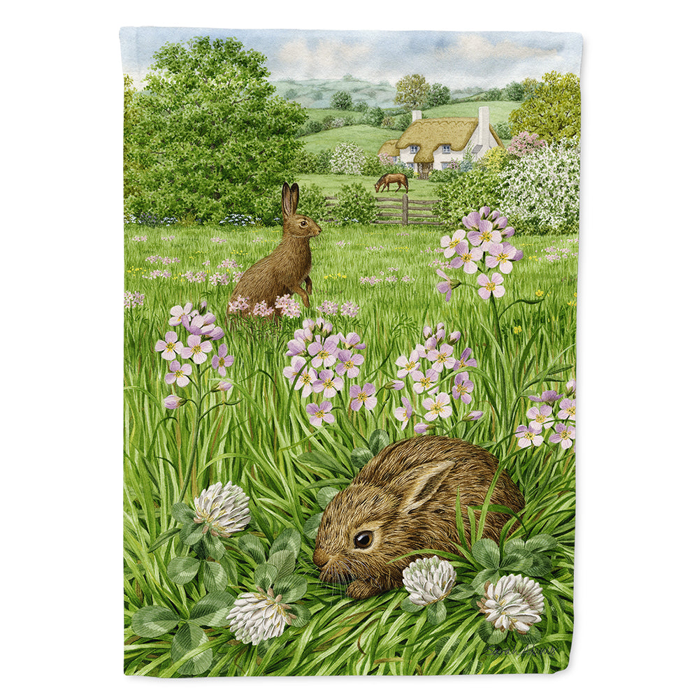 Leveret and Momma Rabbit Flag Canvas House Size ASA2026CHF