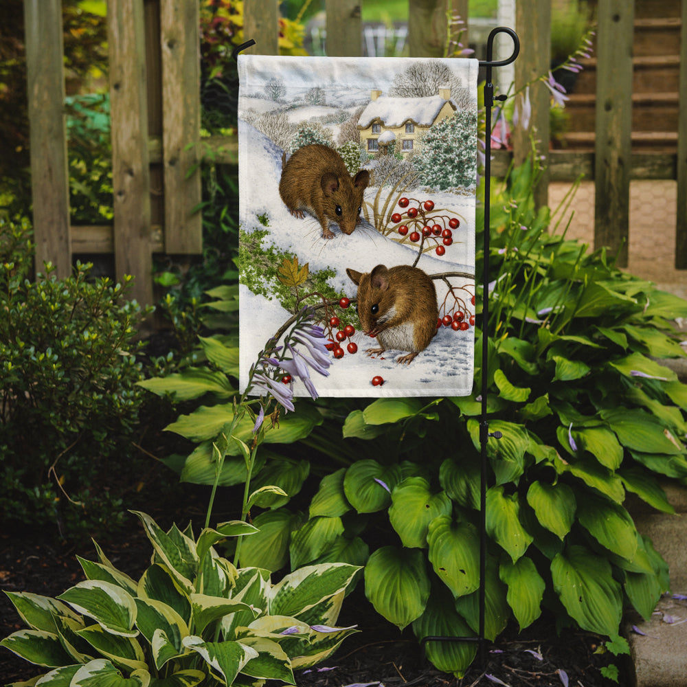 Wood Mice and Berries Flag Garden Size ASA2028GF.