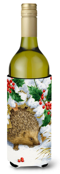 Hedgehog and Holly Wine Bottle Beverage Insulator Hugger ASA2030LITERK by Caroline's Treasures