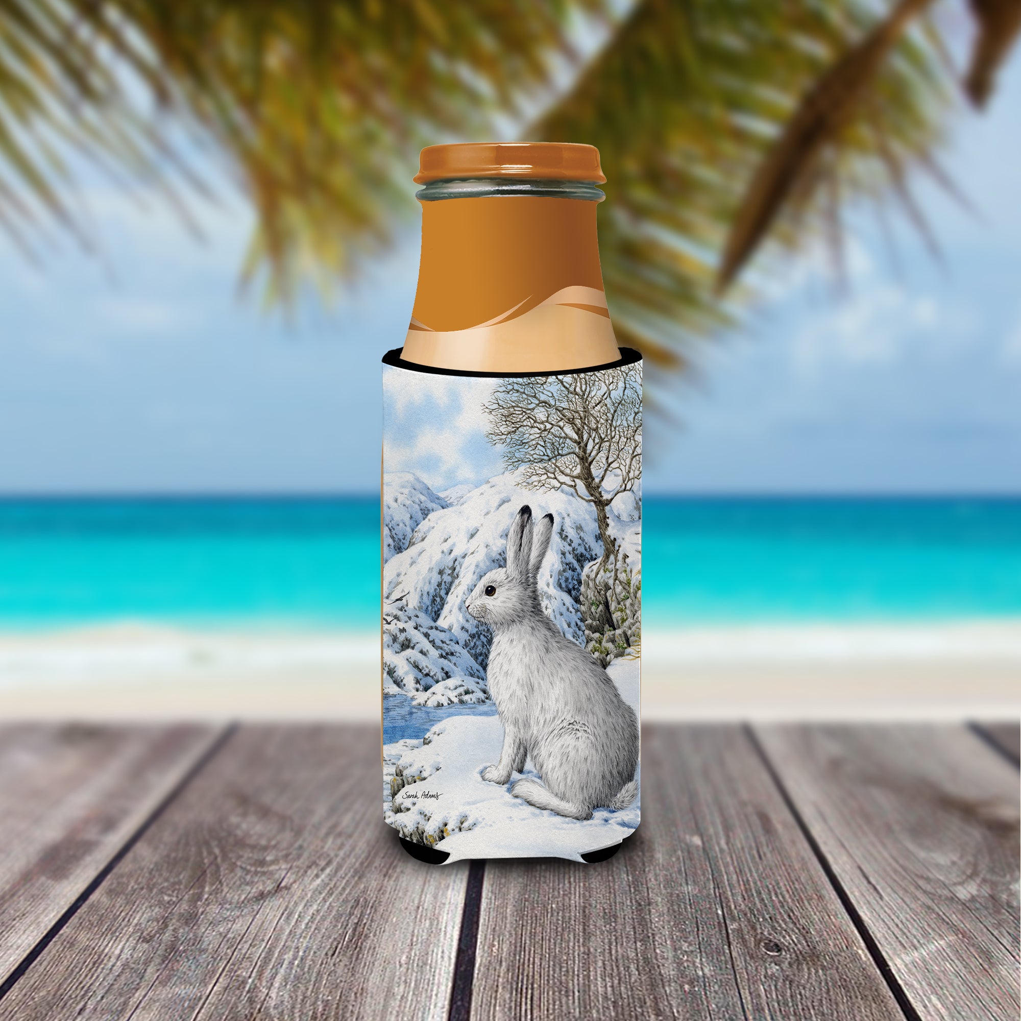 Mountain Hare White Rabbit Ultra Beverage Insulators for slim cans ASA2037MUK