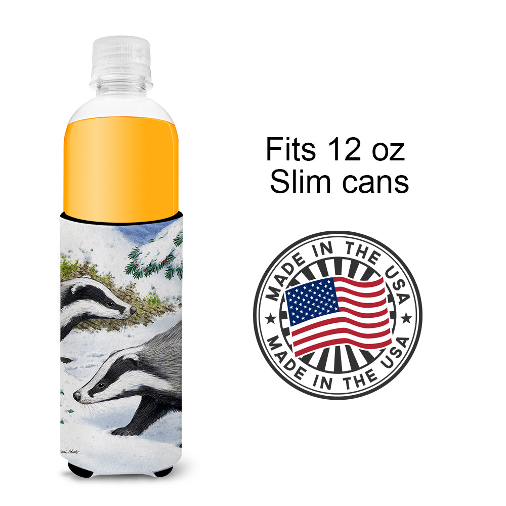 Badgers Look Here Ultra Beverage Insulators for slim cans ASA2040MUK