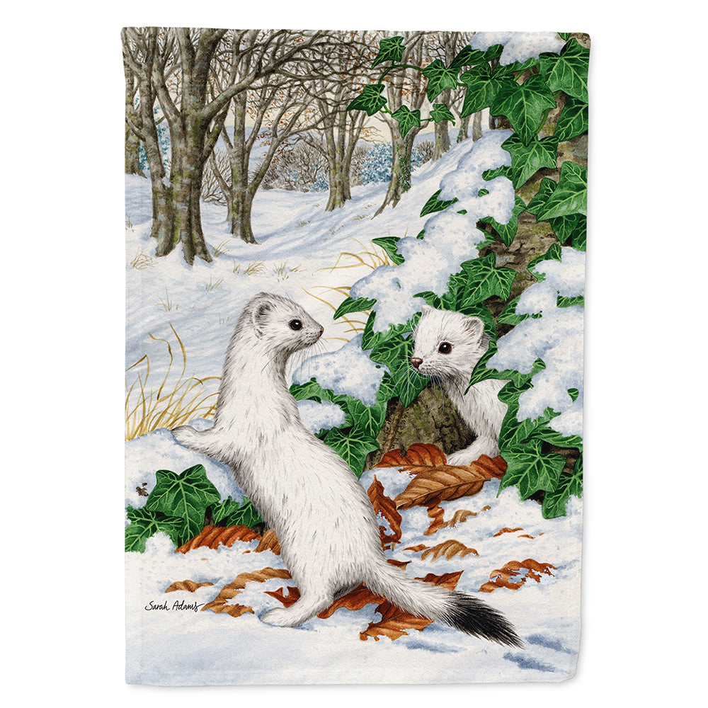 Stoats Short-tailed Weasel Flag Canvas House Size ASA2042CHF