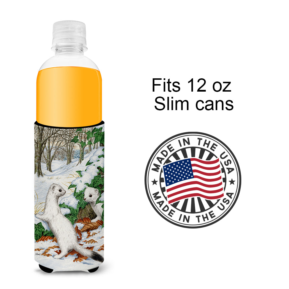 Stoats Short-tailed Weasel Ultra Beverage Insulators for slim cans ASA2042MUK  the-store.com.