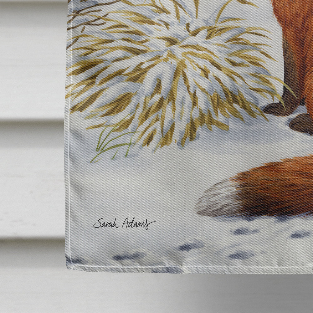 Fox by the Cottage Flag Canvas House Size ASA2046CHF  the-store.com.