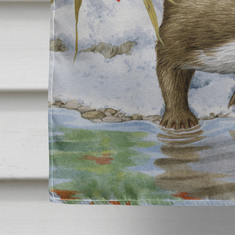 Otter by the Water Flag Canvas House Size ASA2048CHF  the-store.com.