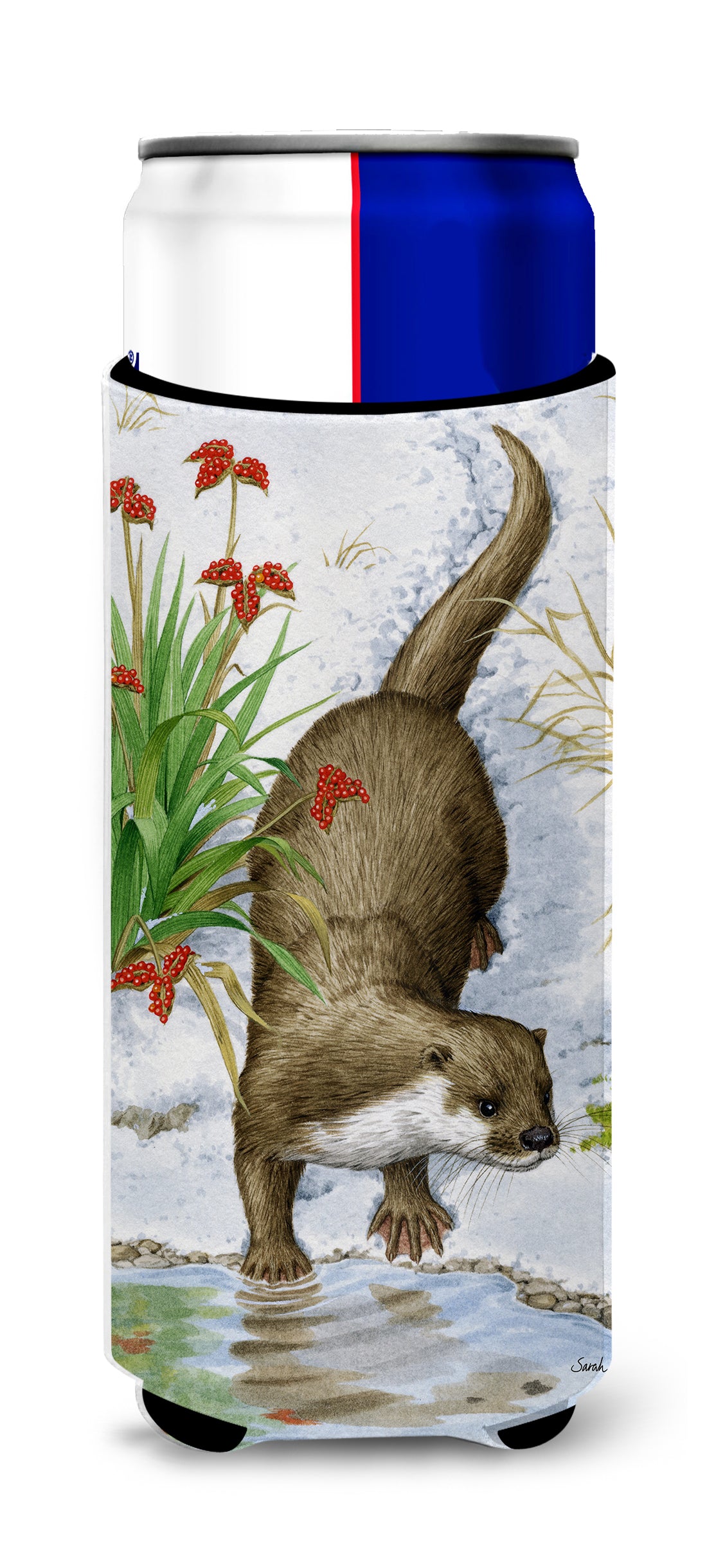 Otter by the Water Ultra Beverage Insulators for slim cans ASA2048MUK
