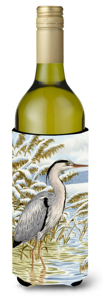 Blue Heron in the water Wine Bottle Beverage Insulator Hugger ASA2058LITERK by Caroline's Treasures
