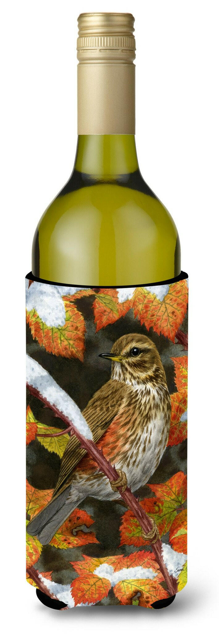 Redwing Wine Bottle Beverage Insulator Hugger ASA2067LITERK by Caroline&#39;s Treasures