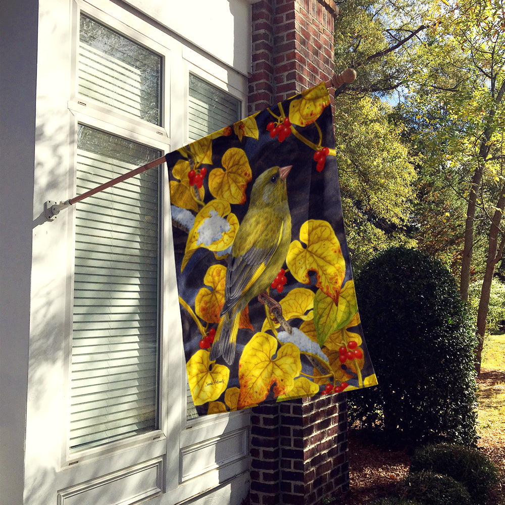 Caroline's Treasures European Greenfinch Flag Canvas House Size ASA2069CHF