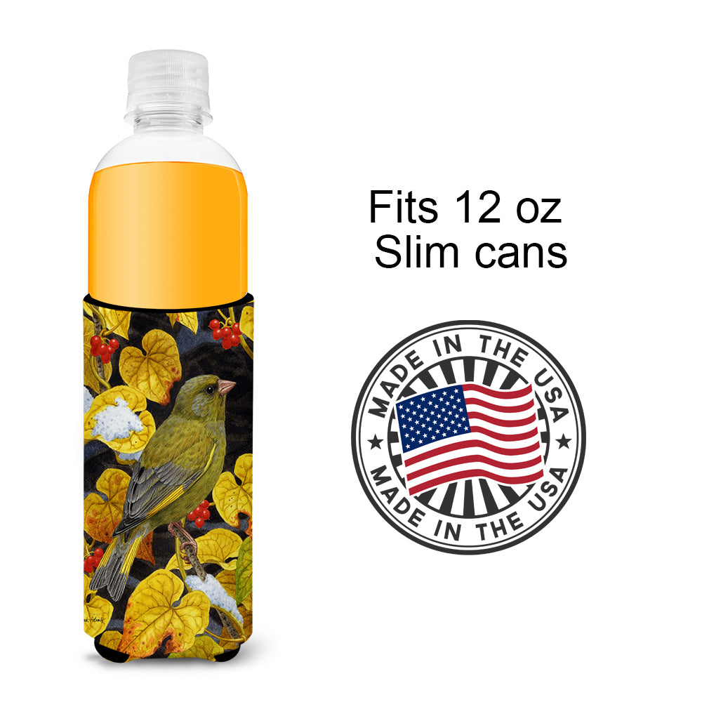 European Greenfinch Ultra Beverage Insulators for slim cans ASA2069MUK  the-store.com.