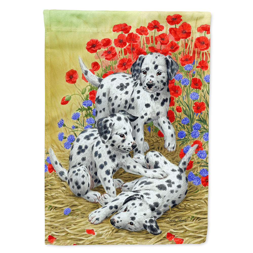 Dalmatian Pups Flag Canvas House Size ASA2071CHF