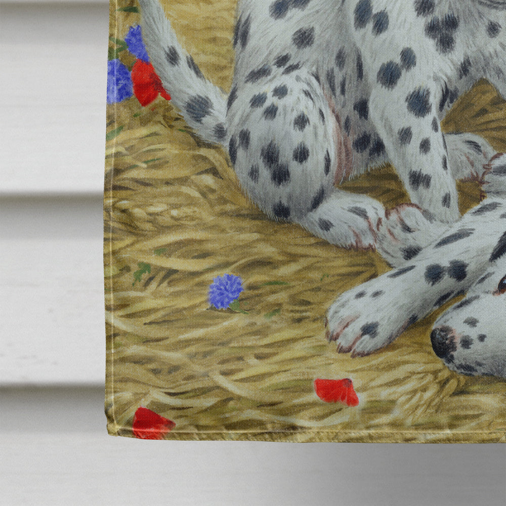 Dalmatian Pups Drapeau Toile Maison Taille ASA2071CHF