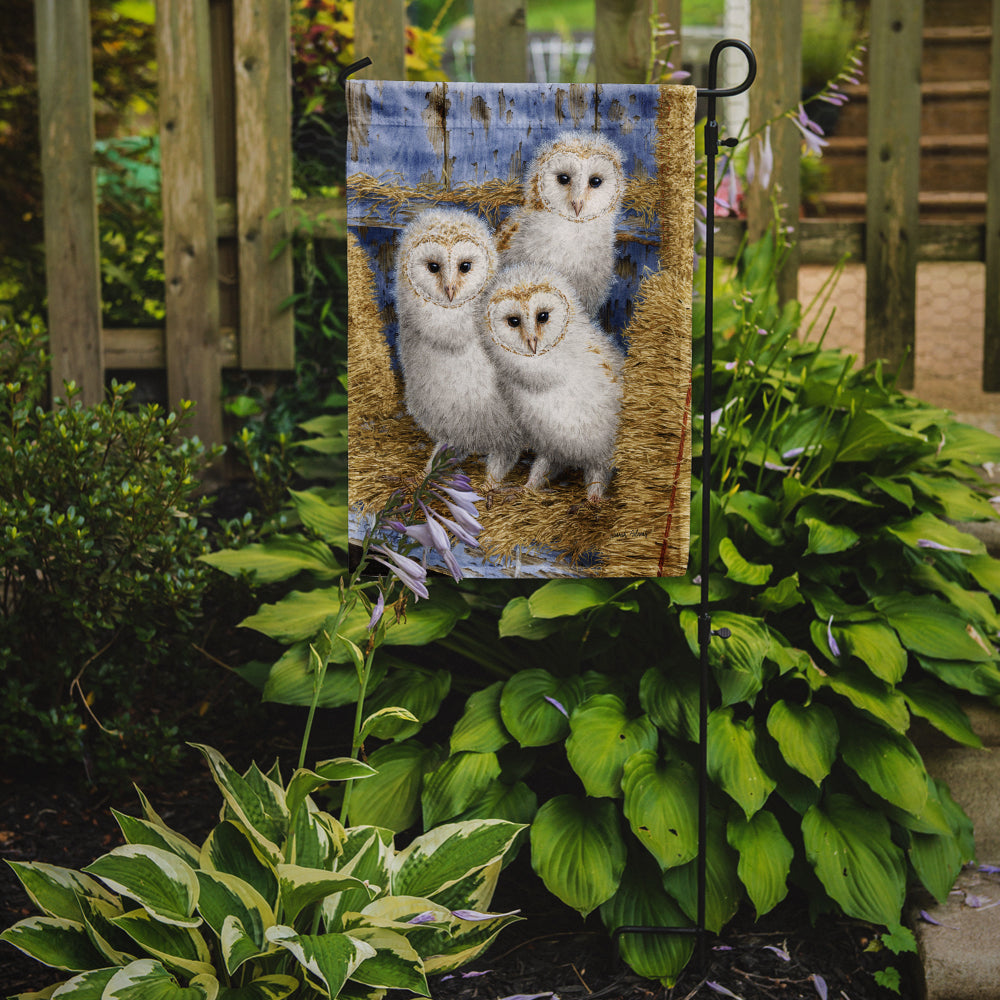 Barn Owl Chicks Flag Garden Size ASA2076GF