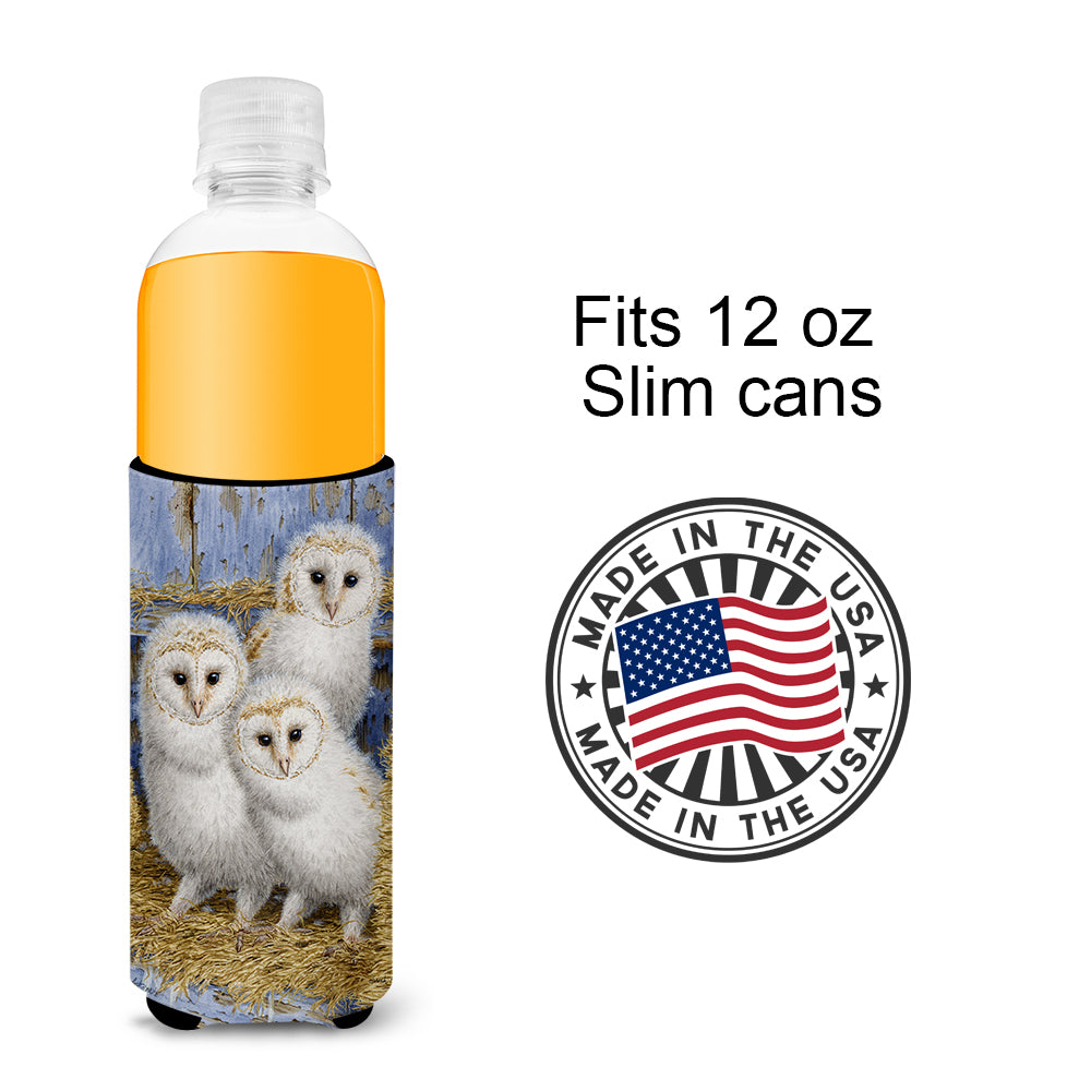 Barn Owl Chicks Ultra Beverage Insulators for slim cans ASA2076MUK  the-store.com.