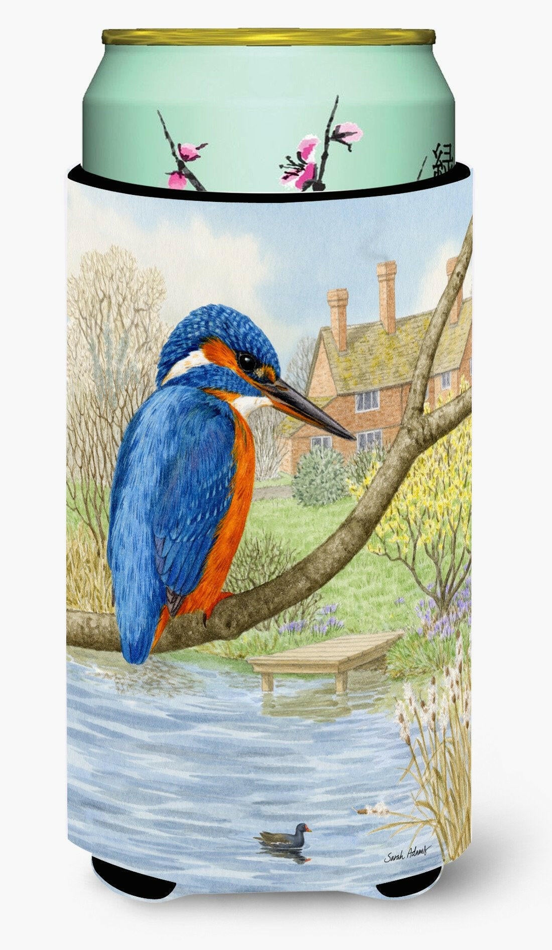 Kingfisher Tall Boy Beverage Insulator Hugger ASA2093TBC by Caroline&#39;s Treasures
