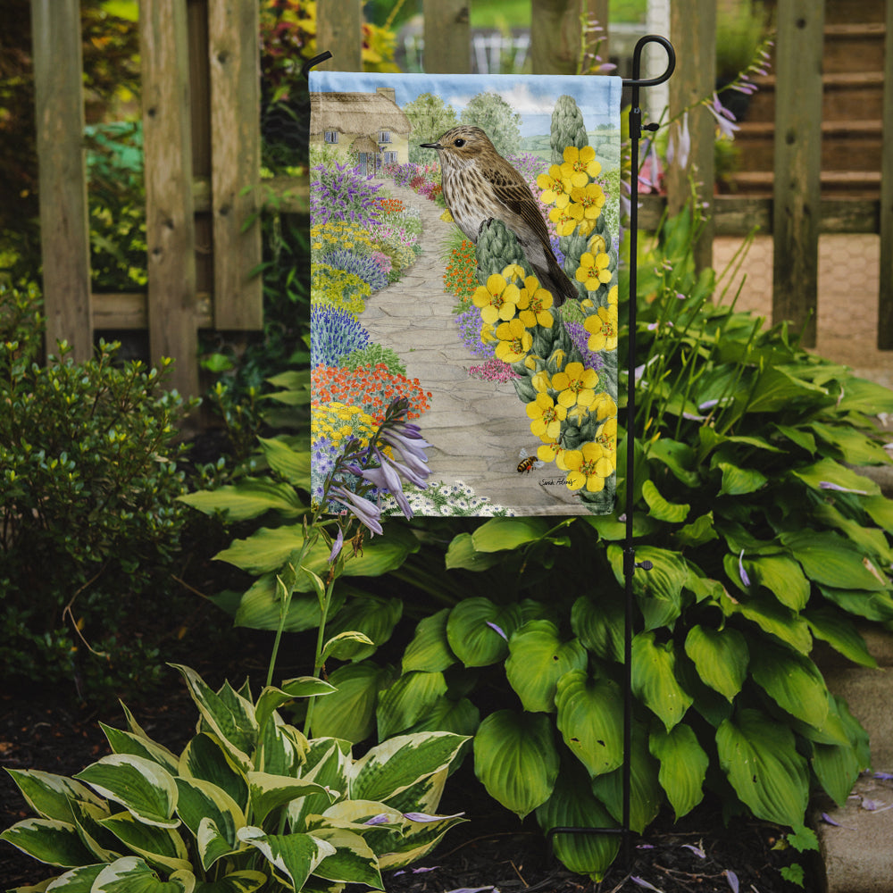Caroline's Treasures Spotted Flycatcher Garden Flag – Decorative Outdoor Yard Flag ASA2095GF