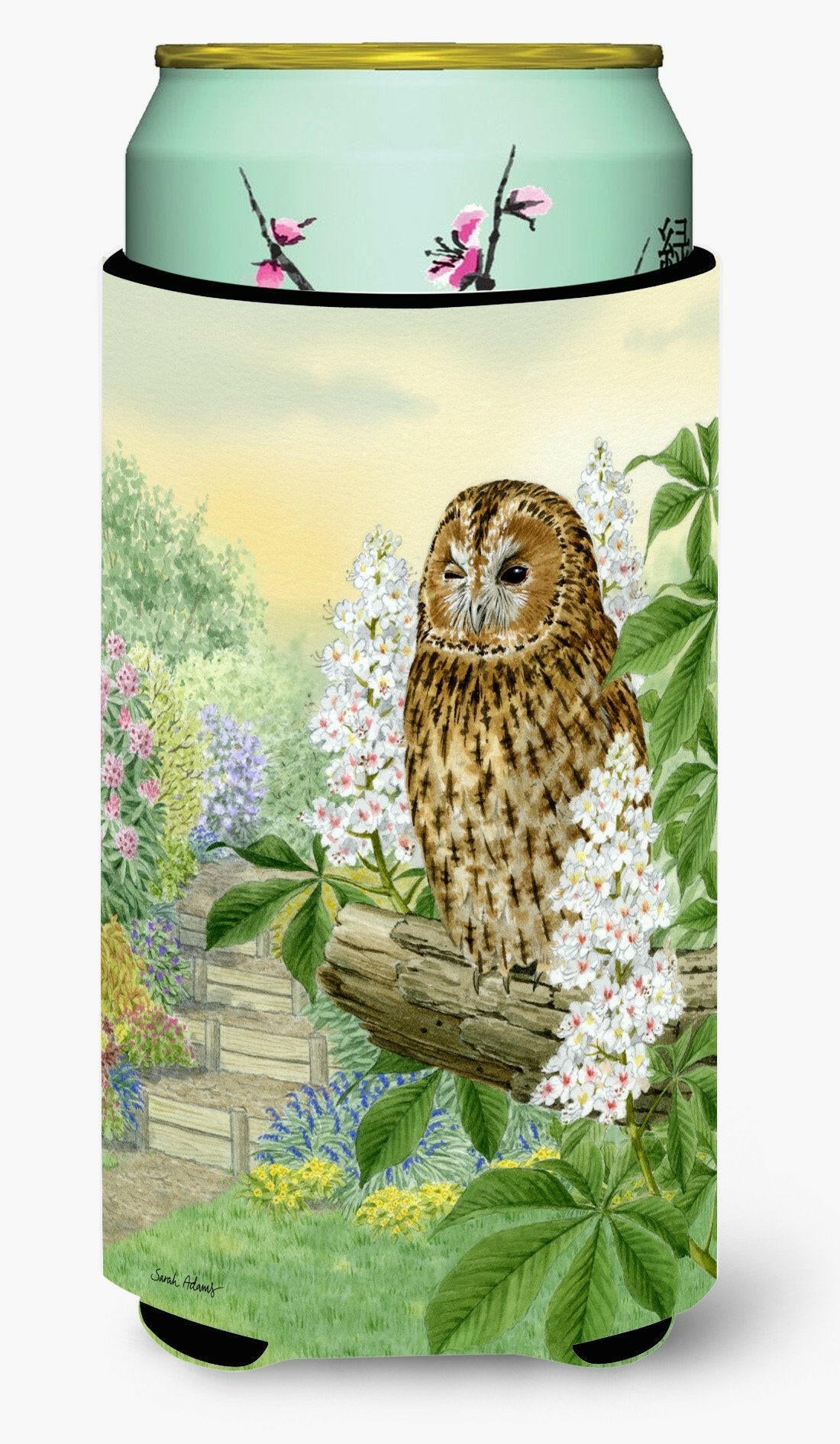 Tawny Owl Tall Boy Beverage Insulator Hugger ASA2101TBC by Caroline&#39;s Treasures