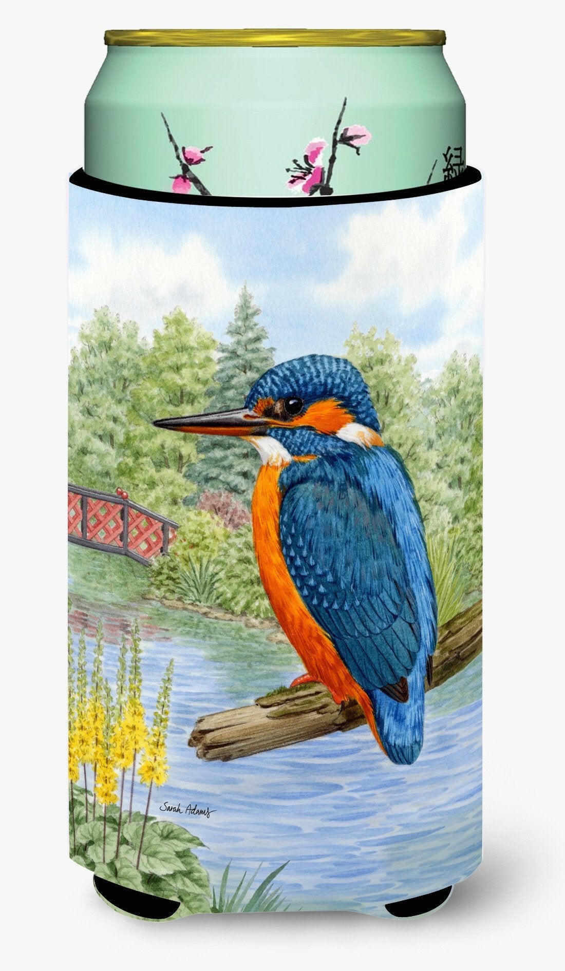 Kingfisher Tall Boy Beverage Insulator Hugger ASA2104TBC by Caroline&#39;s Treasures