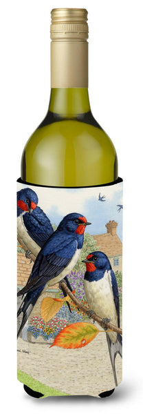 Barn Swallows Wine Bottle Beverage Insulator Hugger ASA2106LITERK by Caroline's Treasures