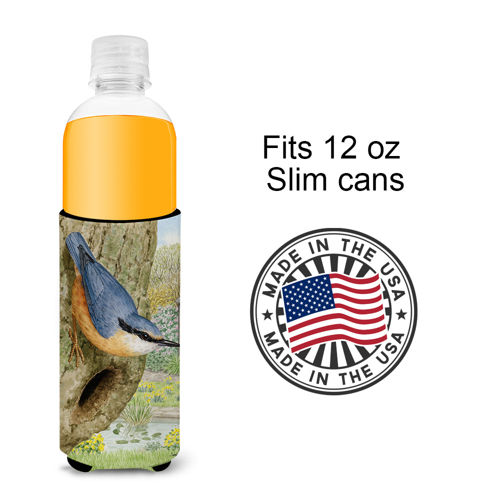 Red-breasted Nuthatch Ultra Beverage Insulators for slim cans ASA2108MUK