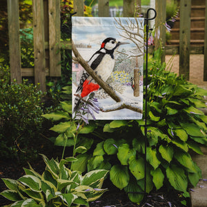 Spotted Woodpecker Flag Garden Size ASA2113GF