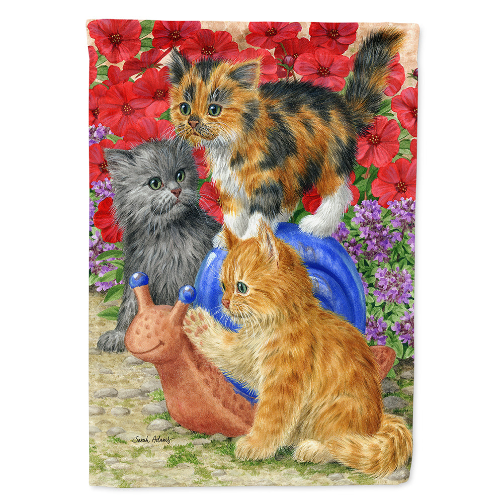 Kittens Flag Canvas House Size ASA2118CHF  the-store.com.