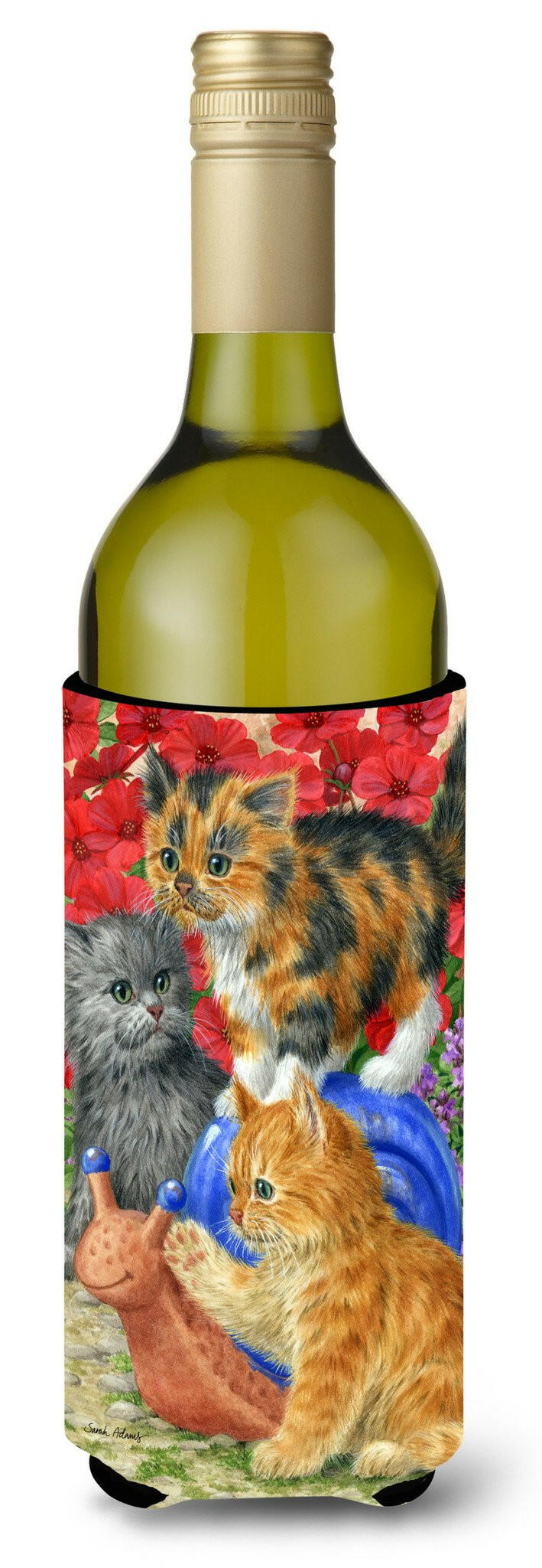 Kittens Wine Bottle Beverage Insulator Hugger ASA2118LITERK by Caroline&#39;s Treasures