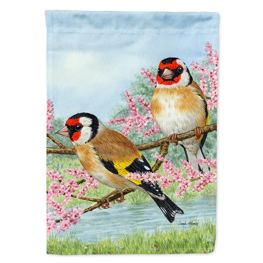 European Goldfinches Flag Canvas House Size ASA2119CHF  the-store.com.