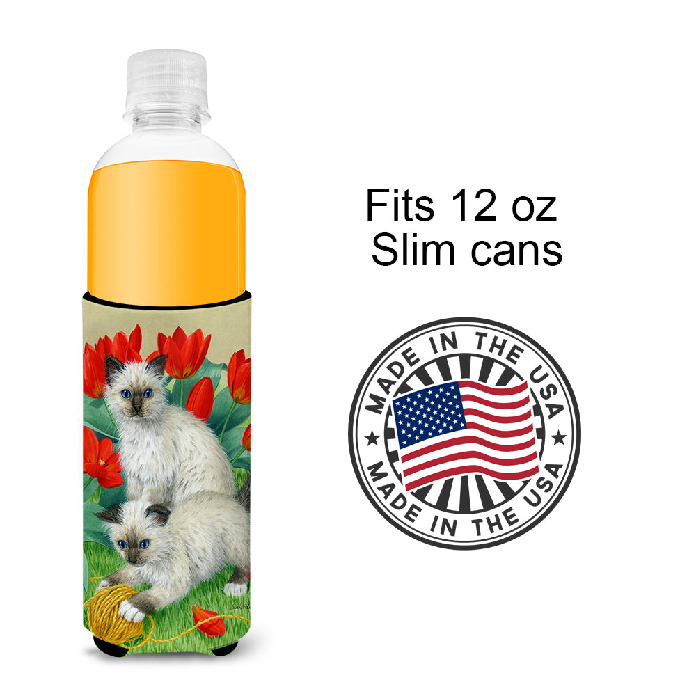 Birman Kittens Ultra Beverage Insulators for slim cans ASA2125MUK  the-store.com.