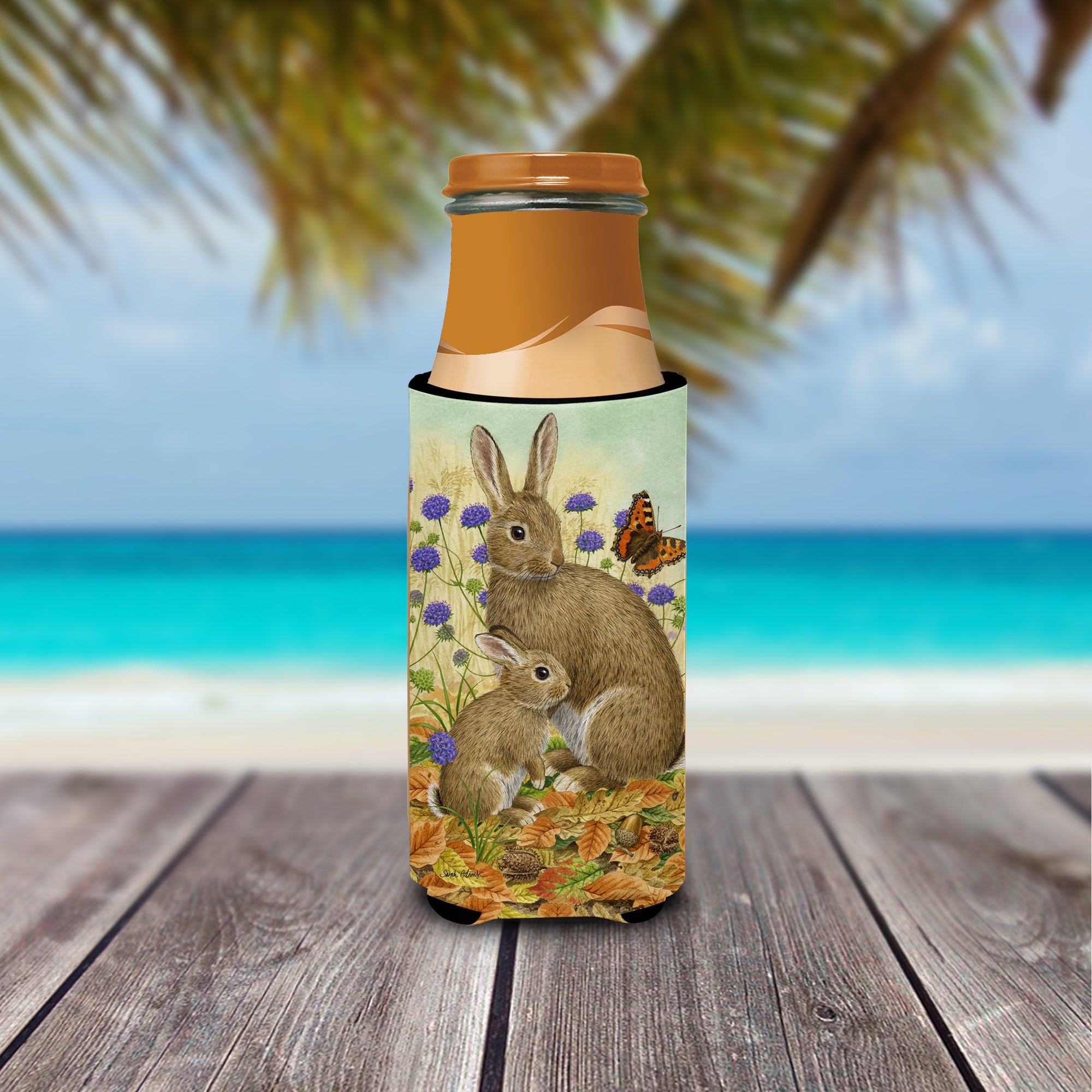 Rabbit & Baby Ultra Beverage Insulators for slim cans ASA2132MUK  the-store.com.