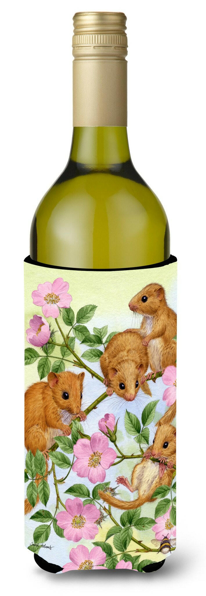 Dormice Dormouse Wine Bottle Beverage Insulator Hugger ASA2136LITERK by Caroline&#39;s Treasures