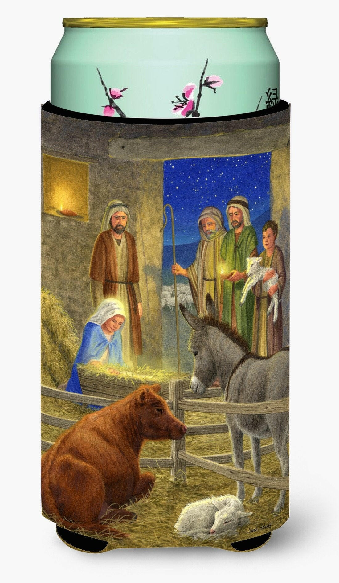 Nativity Scene Tall Boy Beverage Insulator Hugger ASA2142TBC by Caroline&#39;s Treasures