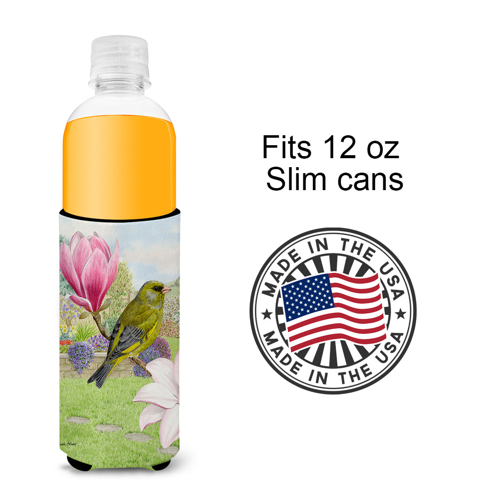 European Greenfinch Ultra Beverage Insulators for slim cans ASA2145MUK
