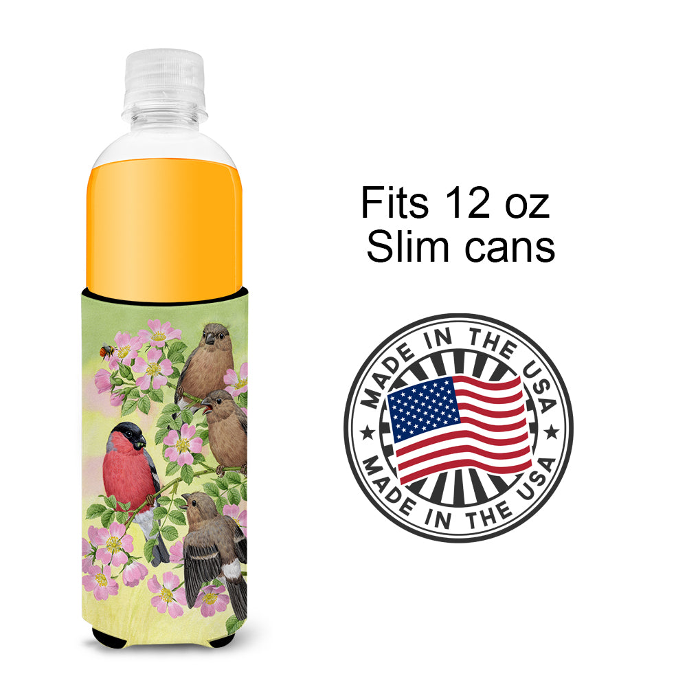 Eurasian Bullfinches Ultra Beverage Insulators for slim cans ASA2154MUK  the-store.com.