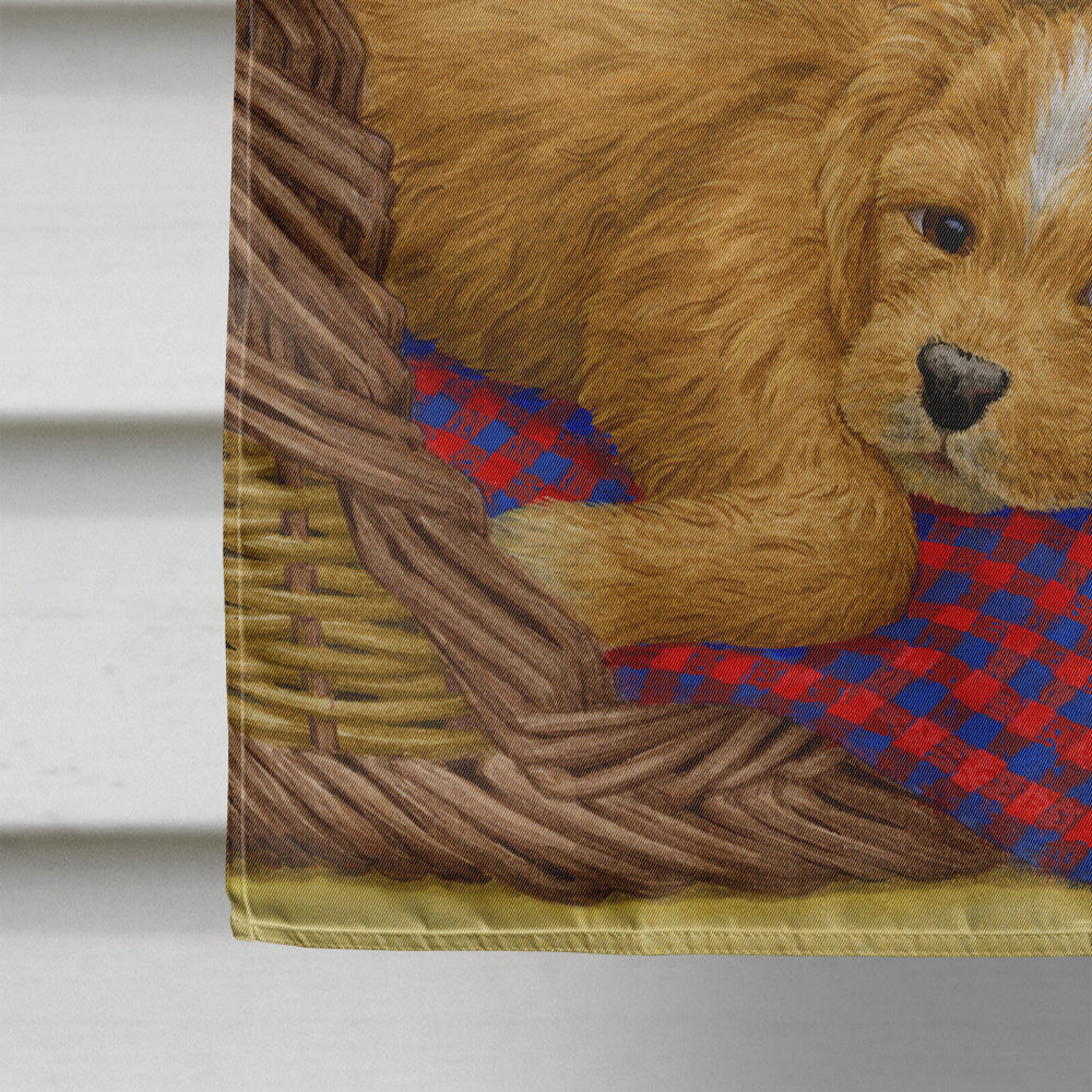 Puppies Flag Canvas House Size ASA2155CHF