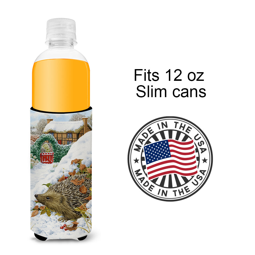 Hedgehog Holiday Ultra Beverage Insulators for slim cans ASA2158MUK  the-store.com.