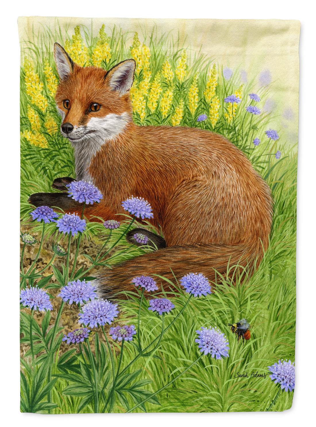 Springtime Fox Flag Garden Size ASA2160GF