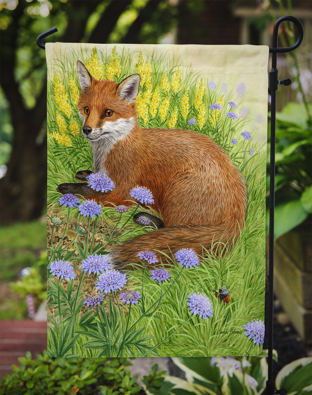 Springtime Fox Flag Garden Size ASA2160GF