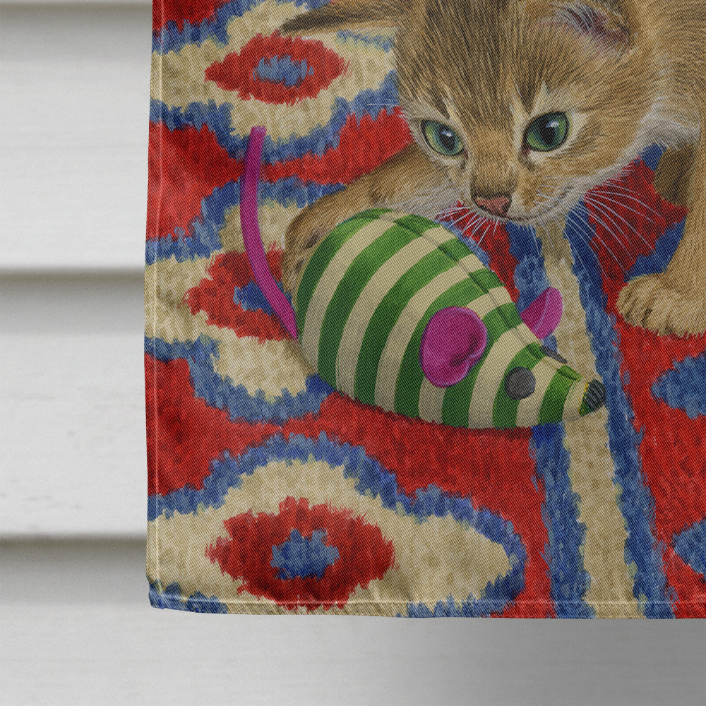 Abyssinian Kitten Flag Canvas House Size ASA2164CHF