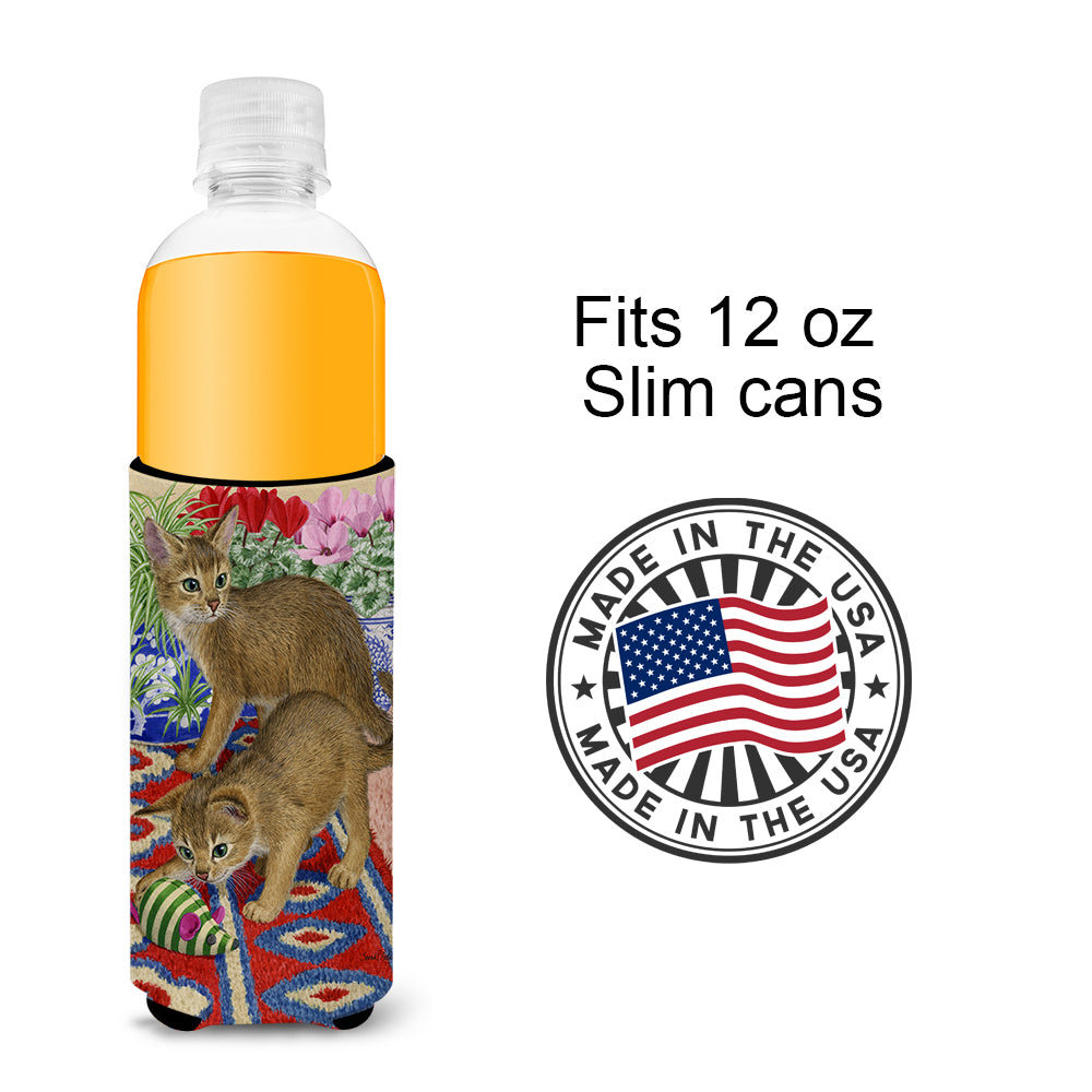 Abyssinian Kitten Ultra Beverage Insulators for slim cans ASA2164MUK
