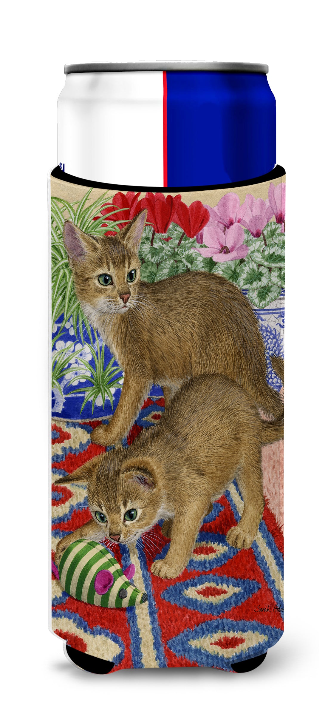 Abyssinian Kitten Ultra Beverage Insulators for slim cans ASA2164MUK  the-store.com.