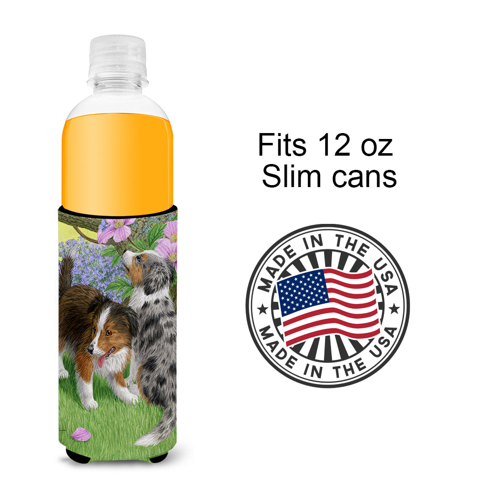 Sheltie Puppies Ultra Beverage Insulators for slim cans ASA2166MUK
