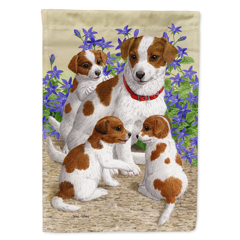 Jack Russell Terriers Drapeau Toile Maison Taille ASA2167CHF