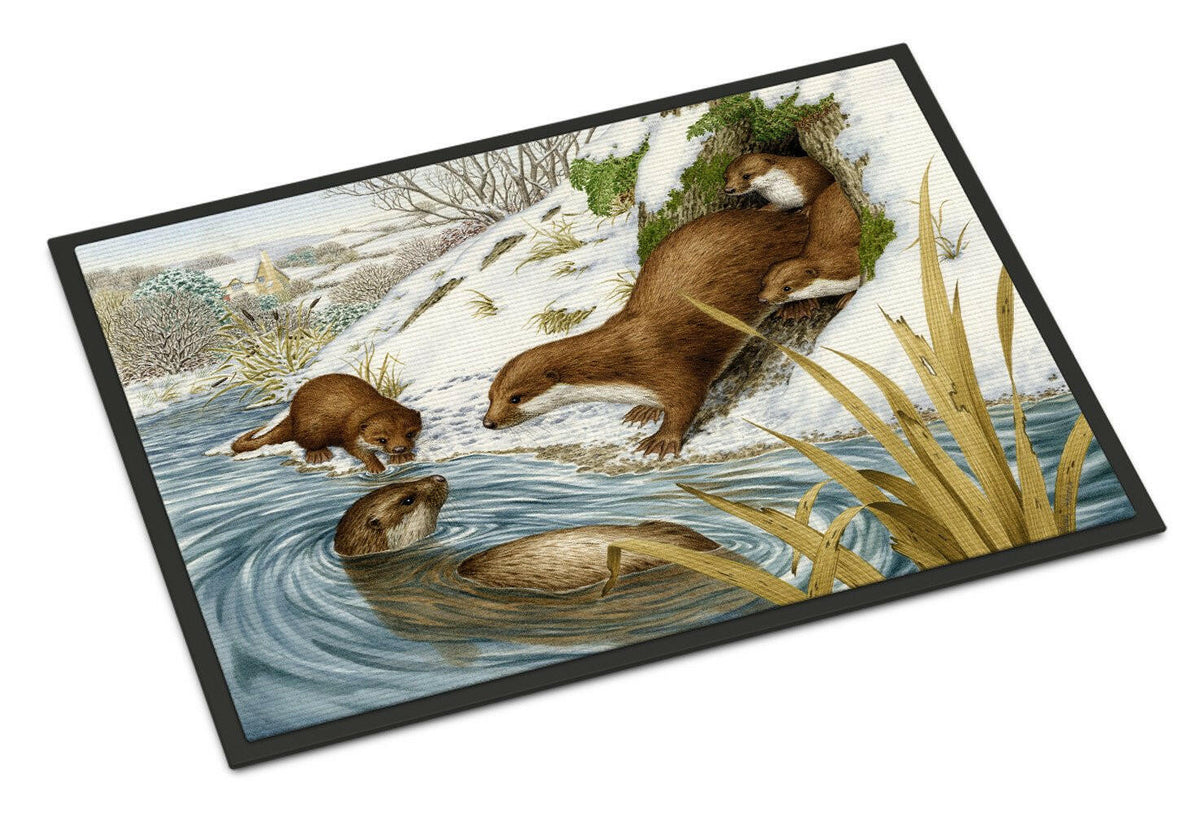Playtime Otters Indoor or Outdoor Mat 18x27 ASA2186MAT - the-store.com