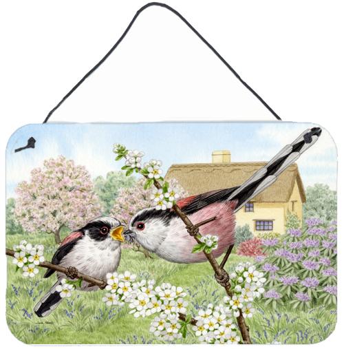 Long Tailed Tits Wall or Door Hanging Prints ASA2200DS812 by Caroline's Treasures