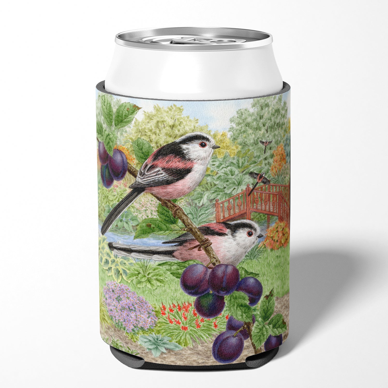 Long Tailed Tits by Sarah Adams Can or Bottle Hugger ASAD0703CC