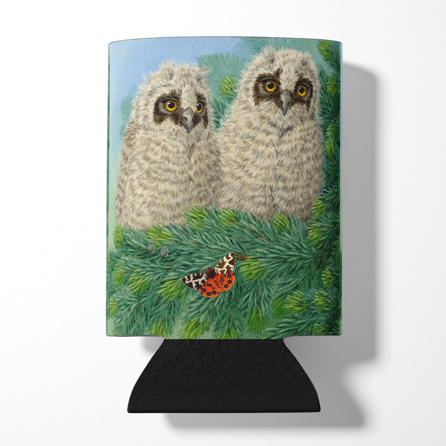 Owlets and Butterfly by Sarah Adams Can or Bottle Hugger ASAD0724CC