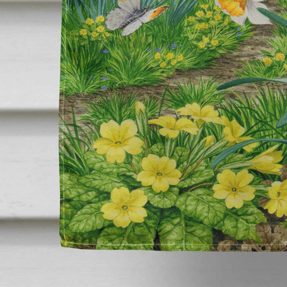 Spring Flowers by Sarah Adams Flag Canvas House Size ASAD778CHF  the-store.com.