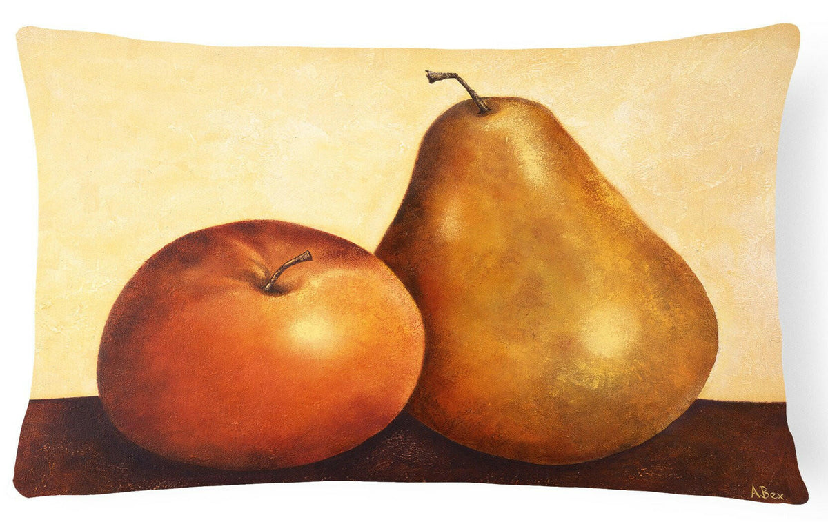 Apple and Pear Fabric Decorative Pillow BABE0089PW1216 by Caroline&#39;s Treasures